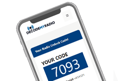 4 Digit Radio Unlock Code On Screen